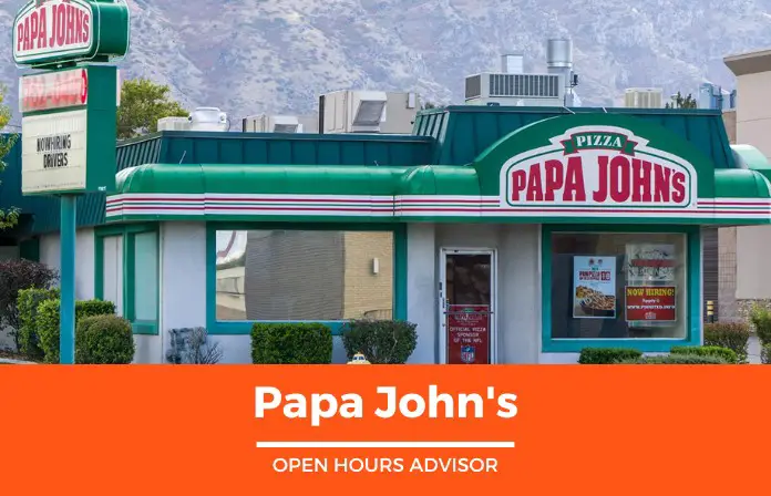 papa john's hours