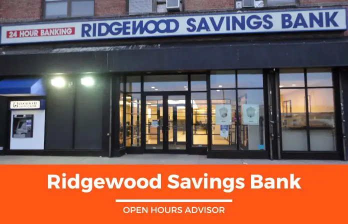 ridgewood savings bank hours