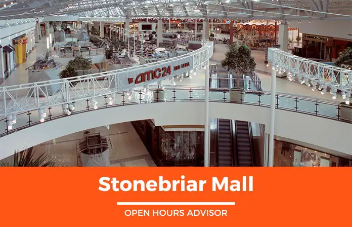 stonebriar mall hours