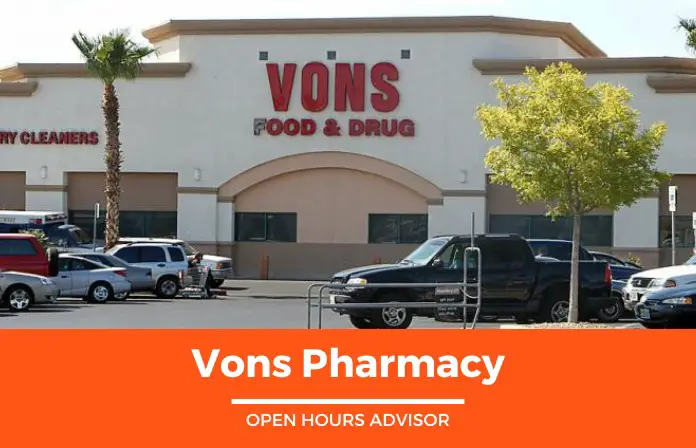 vons pharmacy hours