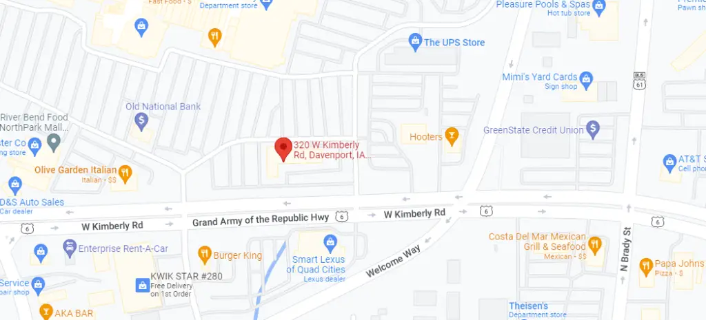 Northpark Mall map